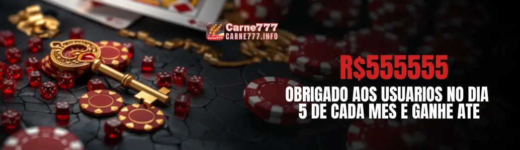 CARNE777 Caça Níqueis banner