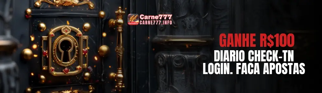 CARNE777 Promoções banner
